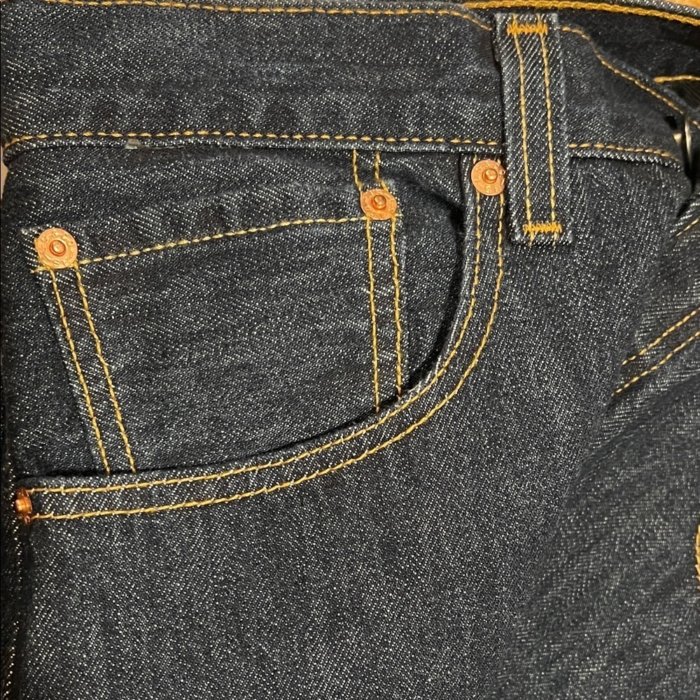 Levi's 501 original Dark Wash button fly - Picture 6 of 9